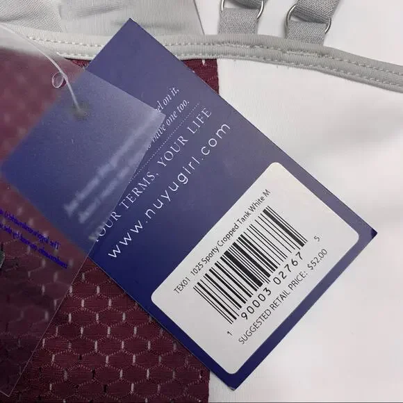 NUYU Texas A&M Aggies Sporty Cropped Tank - Picture 8 of 8